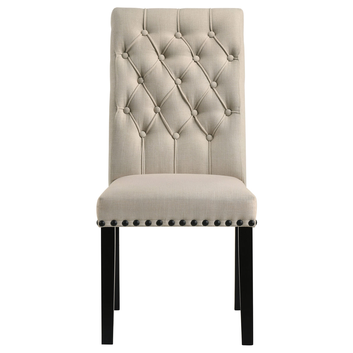 Alana Fabric Upholstered Dining Side Chair (Set of 2) - Beige