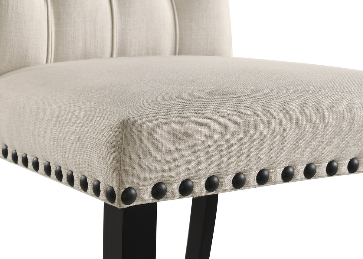 Alana Fabric Upholstered Dining Side Chair (Set of 2) - Beige