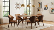 Randolph 7-piece SmartTop™ Rectangular Dining Set Sheesham and Brown with 79-inch SmartTop™ Rectangular Dining Table