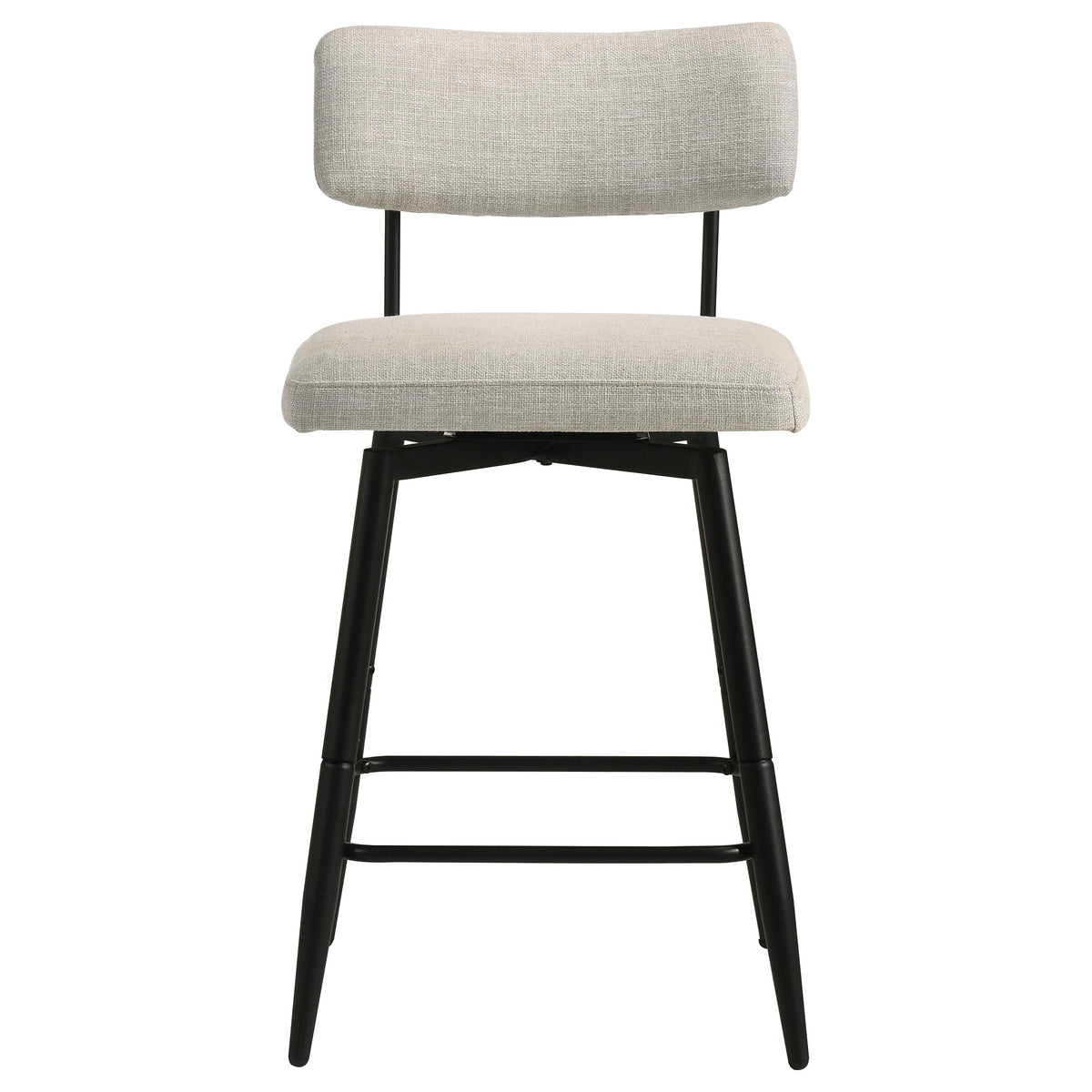 Levine Fabric Upholstered Swivel Counter Chair (Set of 2) - Shell