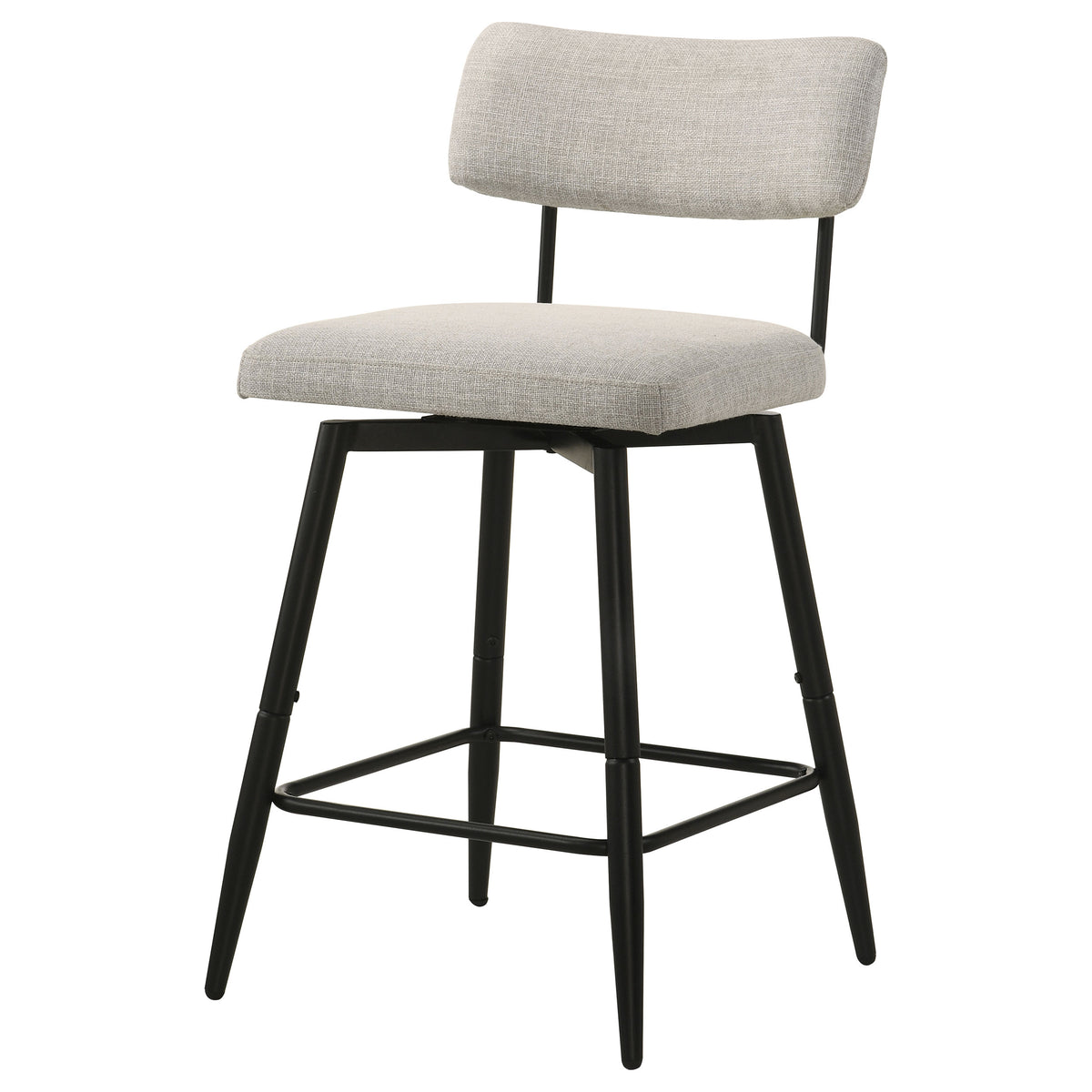 Levine Fabric Upholstered Swivel Counter Chair (Set of 2) - Shell