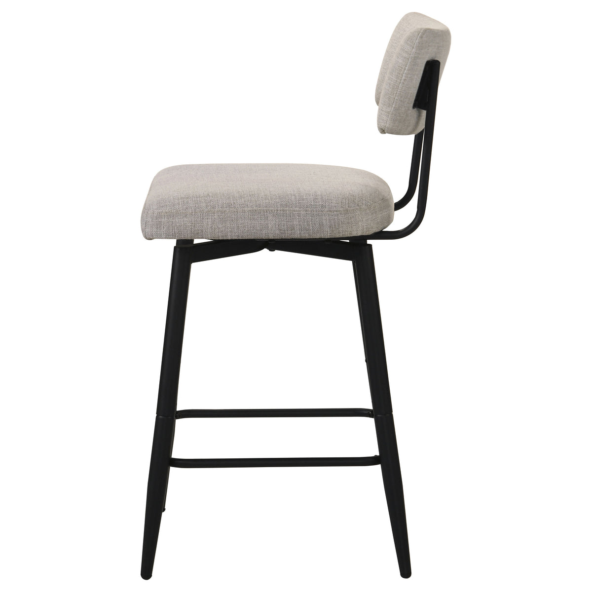 Levine Fabric Upholstered Swivel Counter Chair (Set of 2) - Shell
