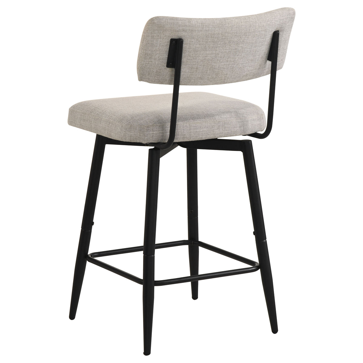 Levine Fabric Upholstered Swivel Counter Chair (Set of 2) - Shell