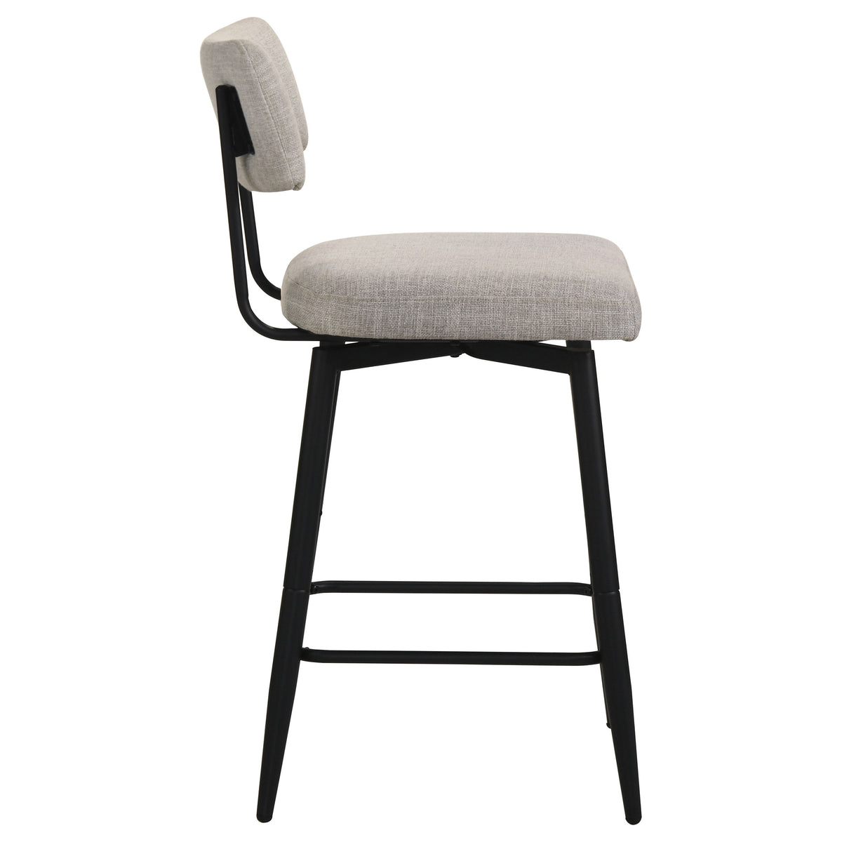 Levine Fabric Upholstered Swivel Counter Chair (Set of 2) - Shell