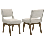 Galindo Upholstered Dining Side Chair (Set of 2) - Light Grey