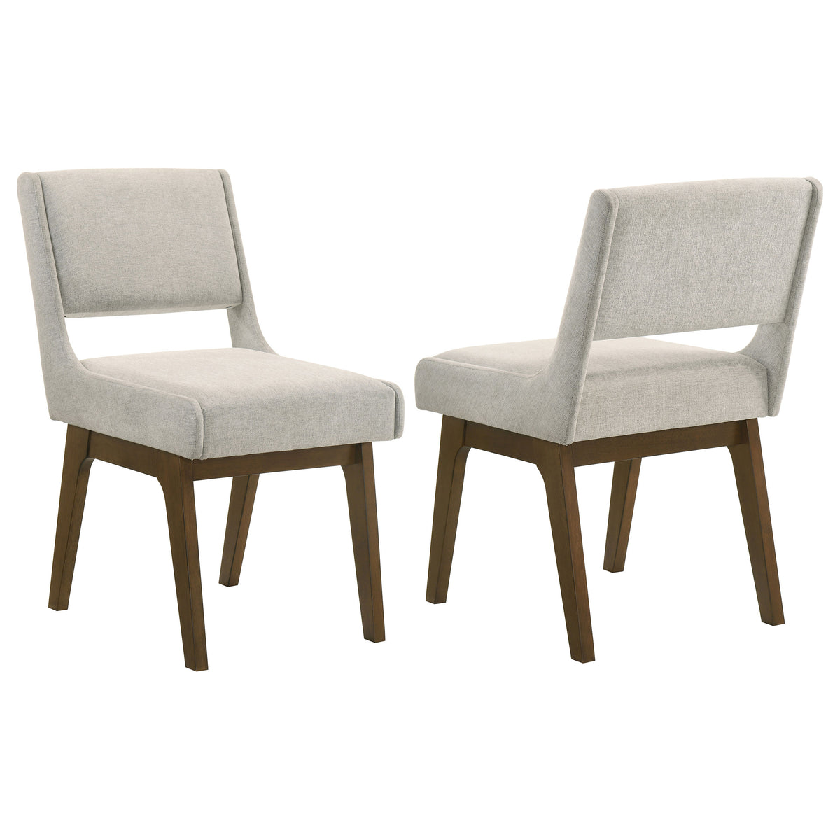 Galindo Upholstered Dining Side Chair (Set of 2) - Light Grey