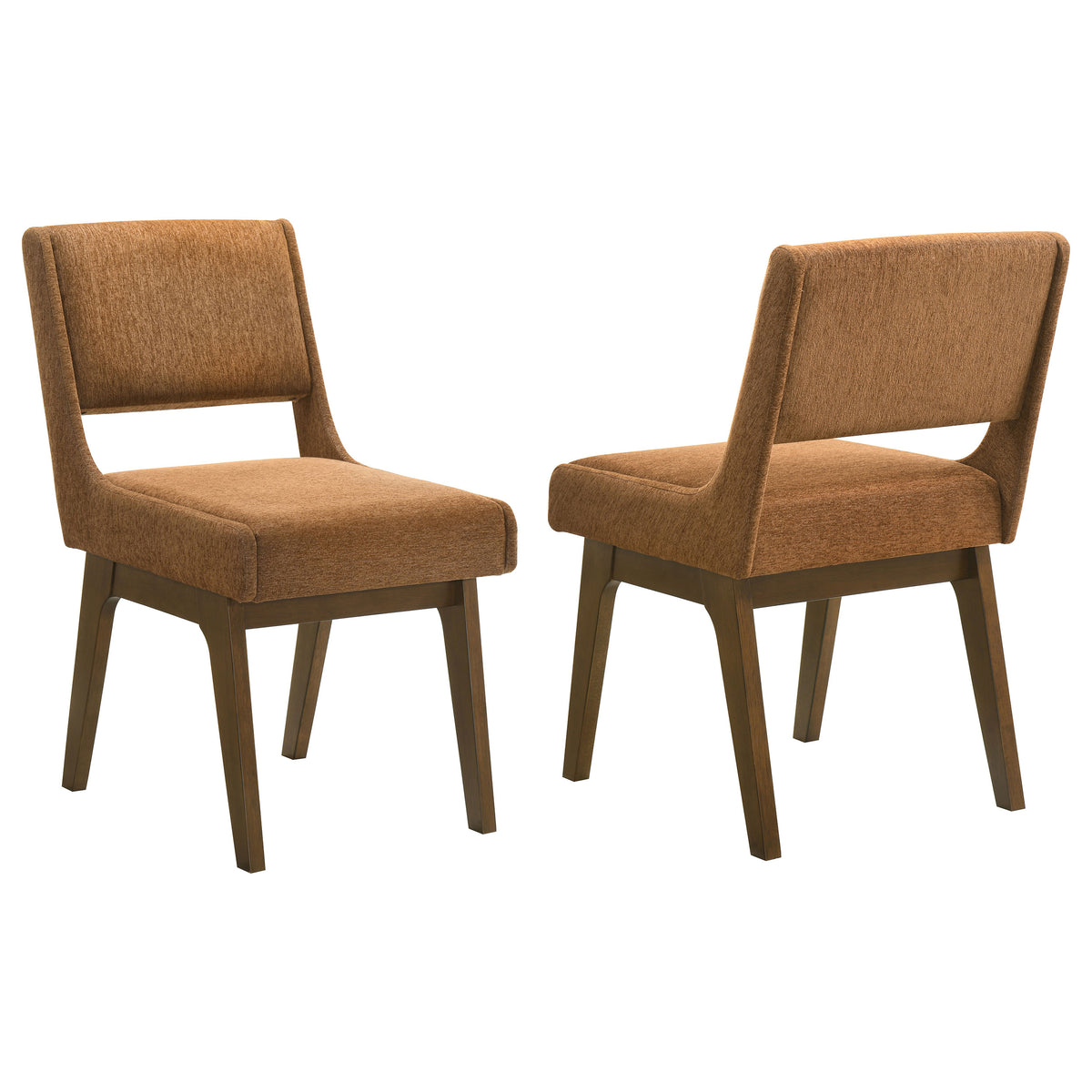 Galindo Upholstered Dining Side Chair (Set of 2) - Nutmeg