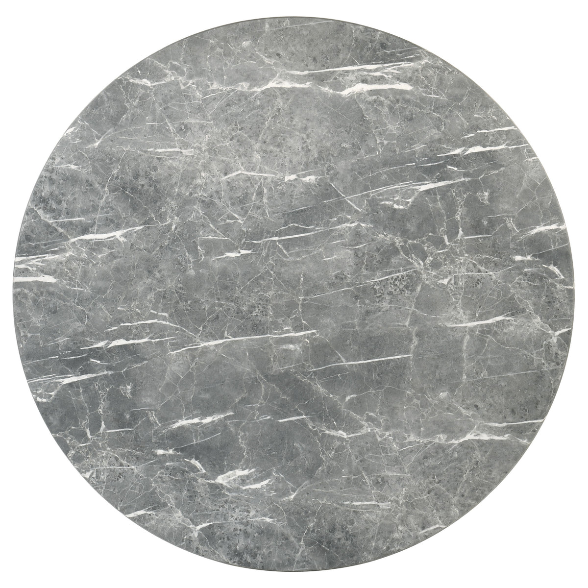 Franklin 50-inch Round SmartTop™ Dining Table Grey and Dark Brown