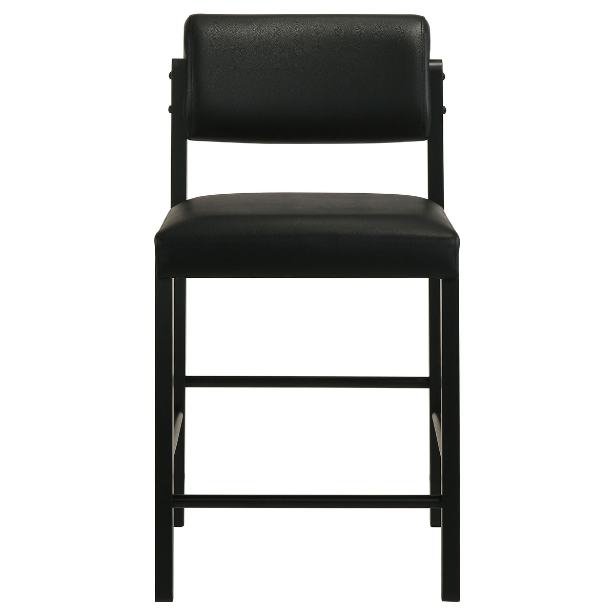 Kehoe Upholstered Counter Height Chair (Set of 2) - Black, Black