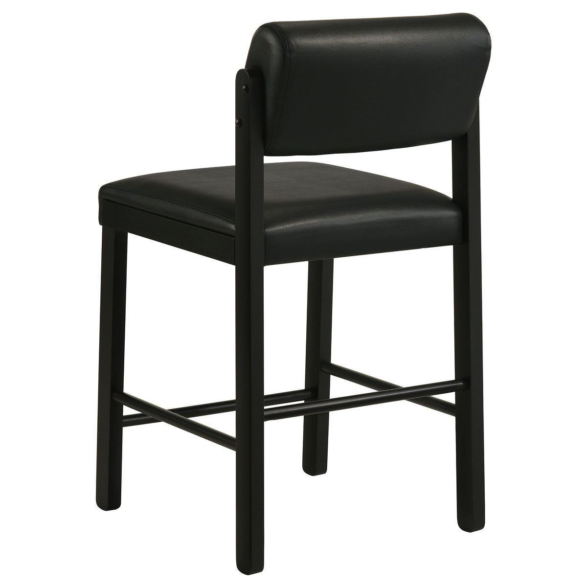 Kehoe Upholstered Counter Height Chair (Set of 2) - Black, Black