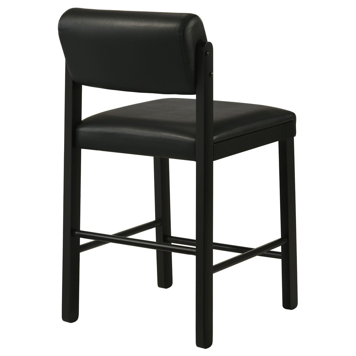 Kehoe Upholstered Counter Height Chair (Set of 2) - Black, Black