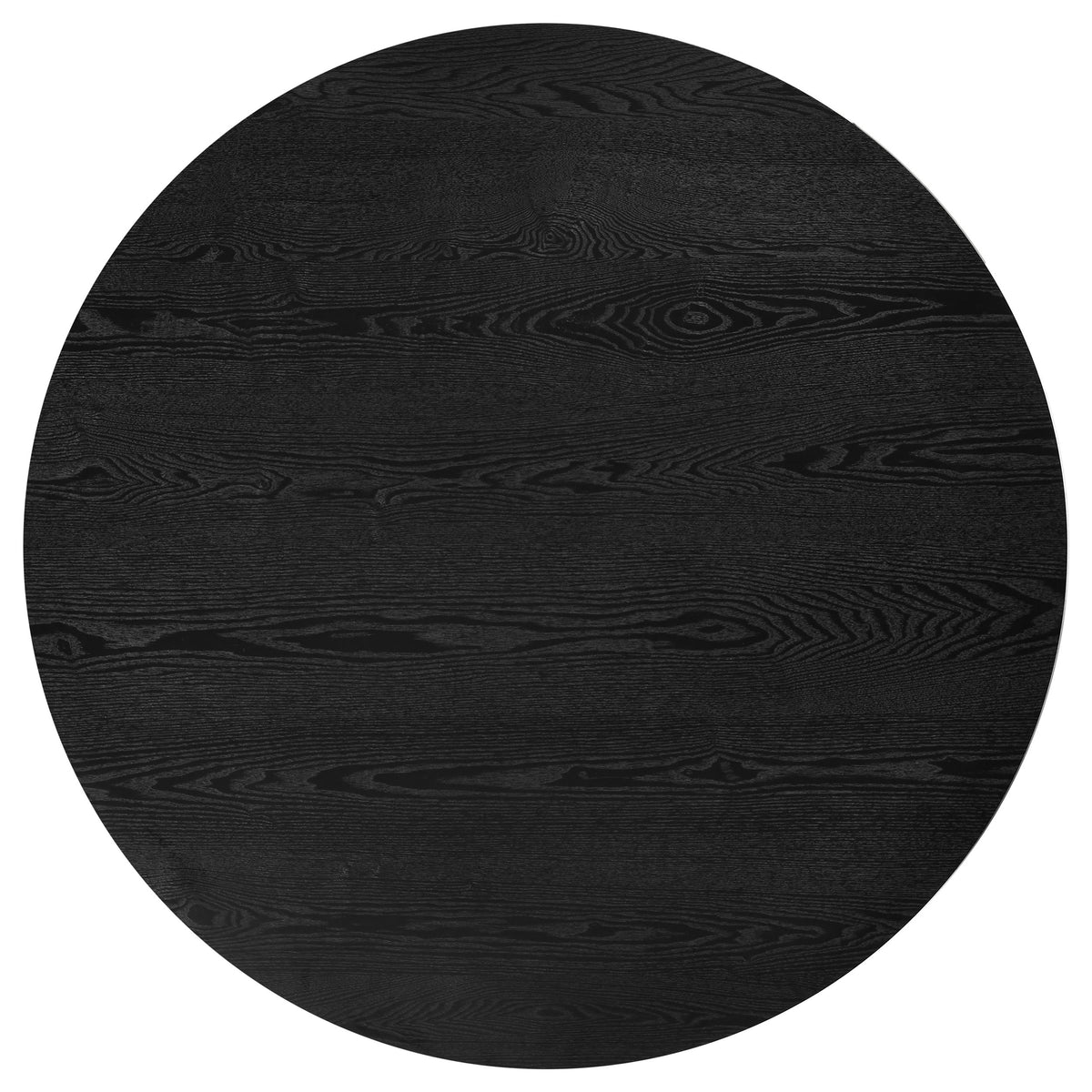 Hamlyn 47-inch Round Wood Dining Room Table - Black