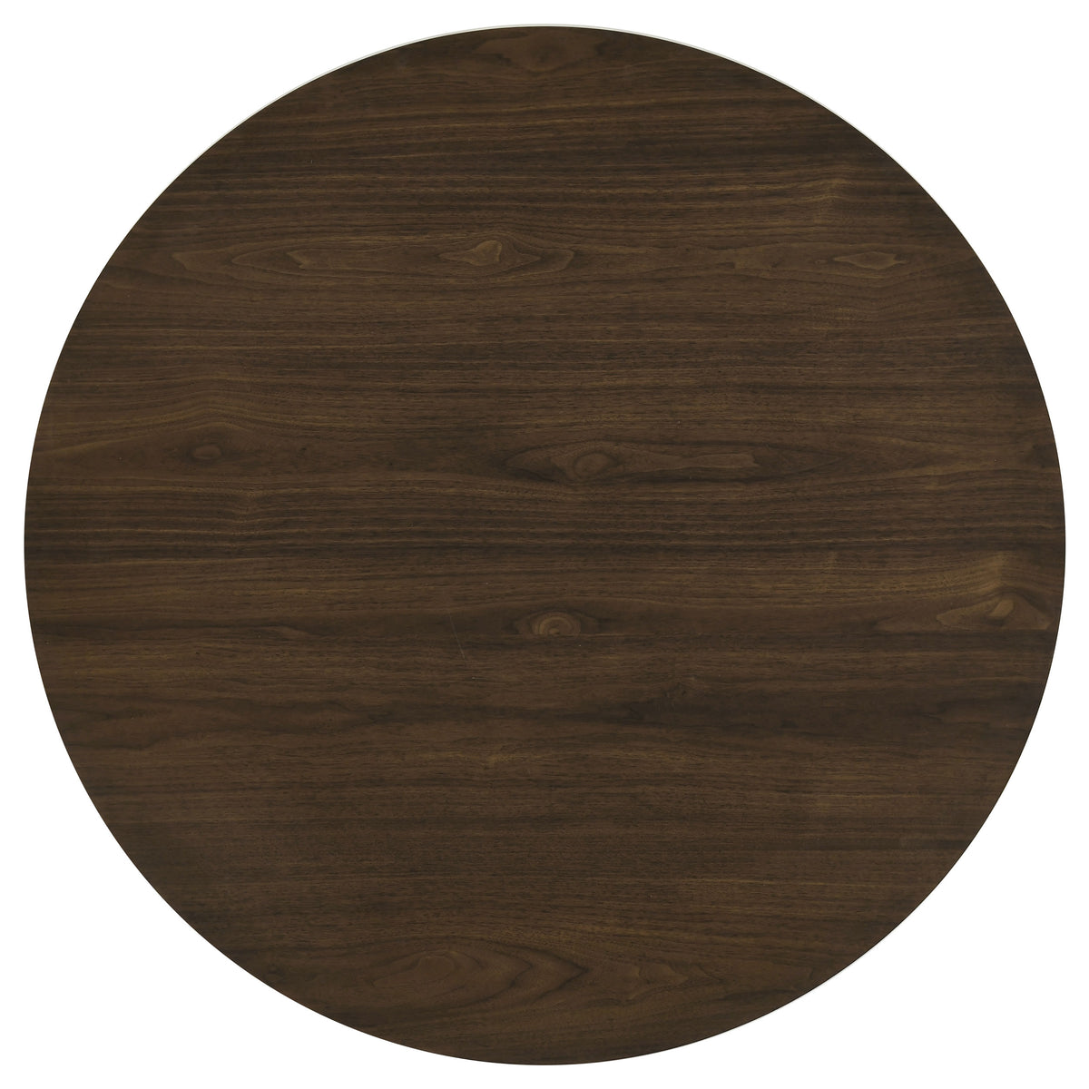 Hamlyn 47-inch Round Wood Dining Room Table - Walnut