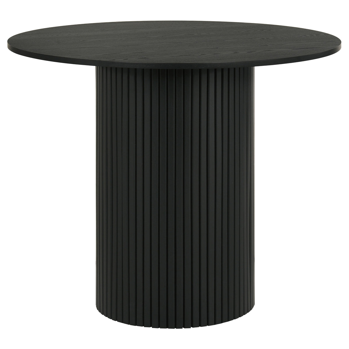 Hamlyn 43-inch Round Wood Counter Height Dining Table - Black