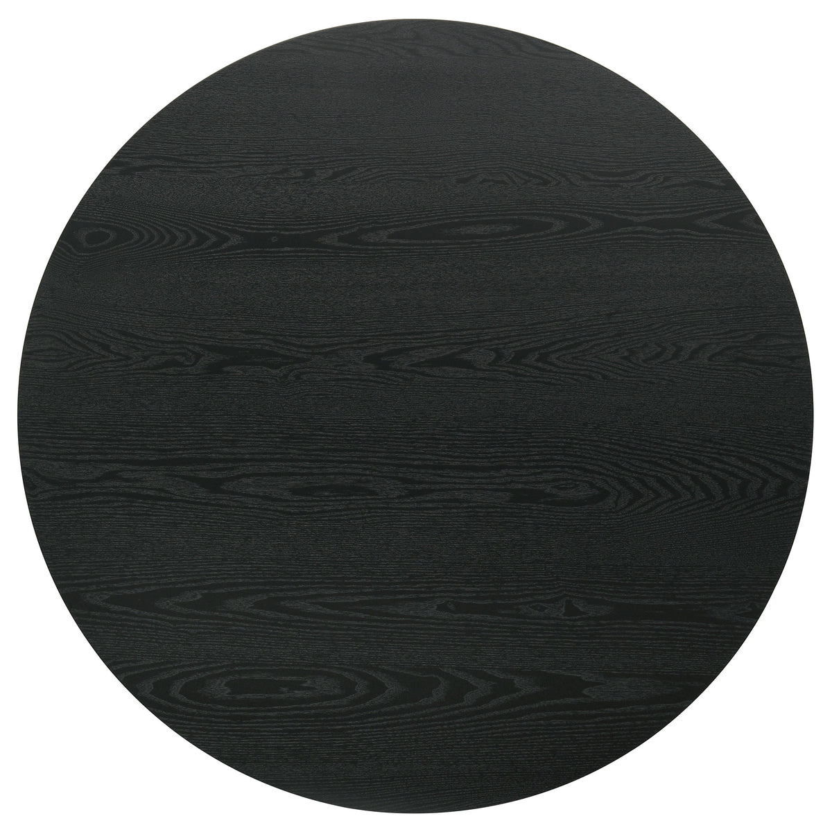 Hamlyn 43-inch Round Wood Counter Height Dining Table - Black