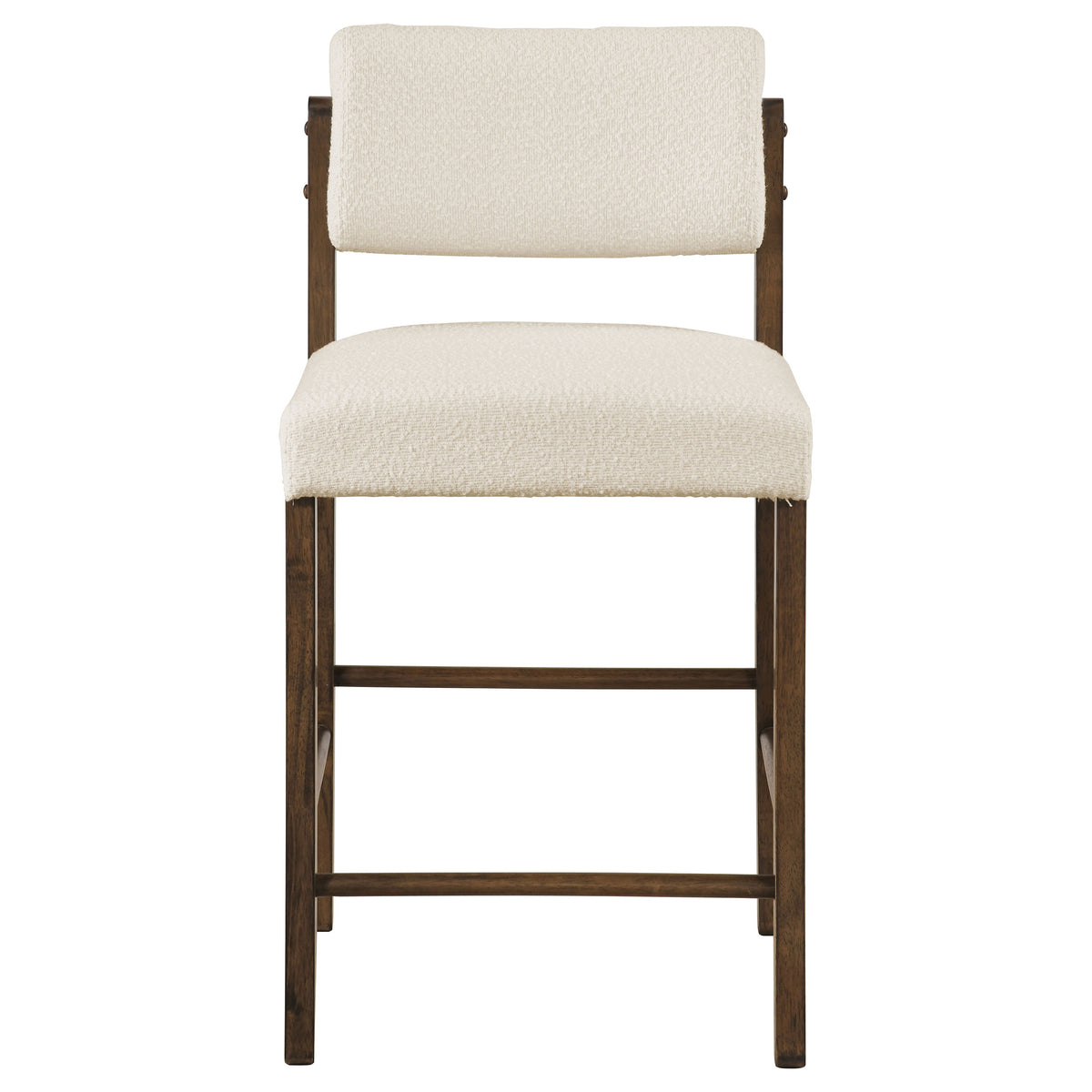 Kehoe Upholstered Counter Height Chair (Set of 2) - Walnut, Cream