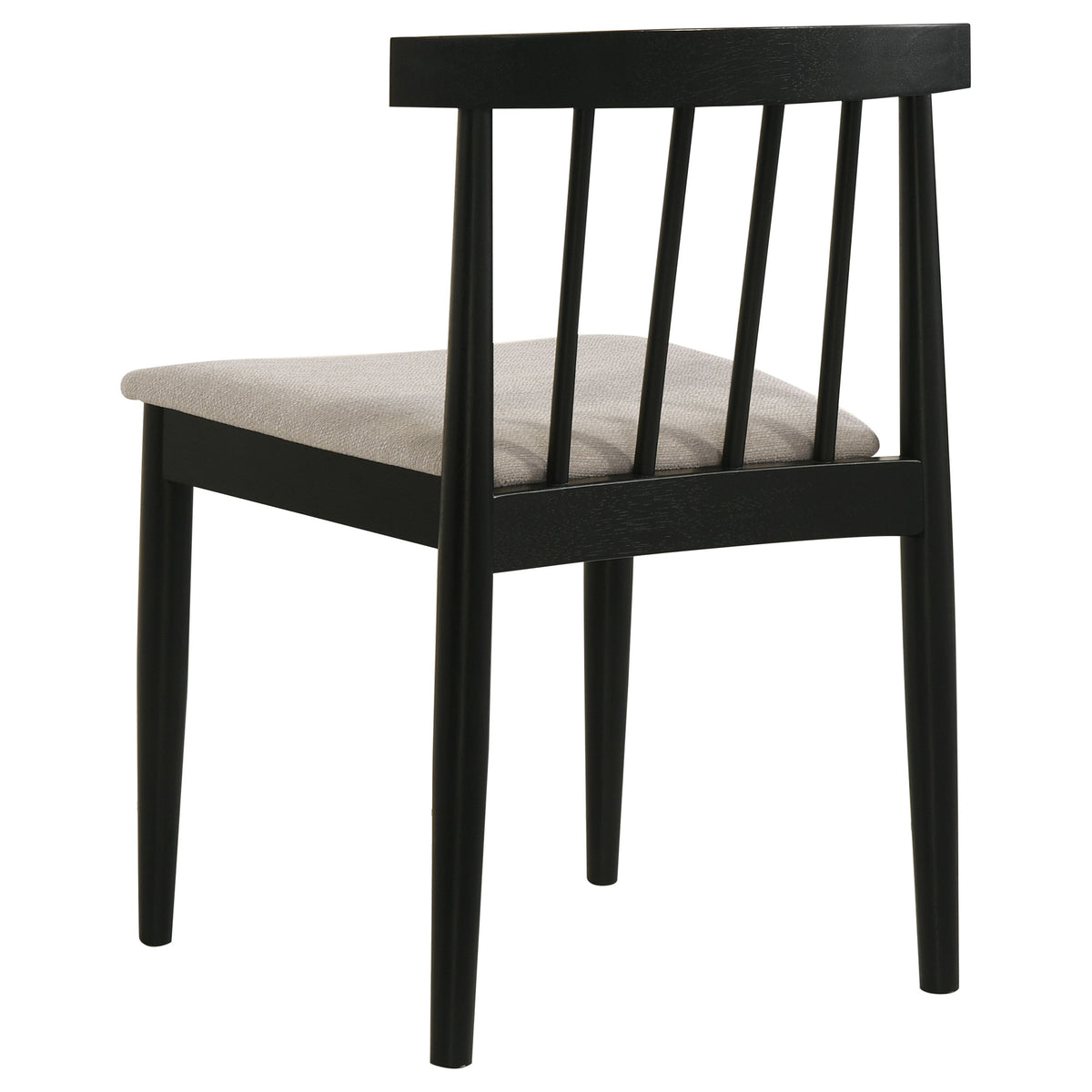 Decker 7-piece 82-inch Rectangular Dining Set Wheat - Black
