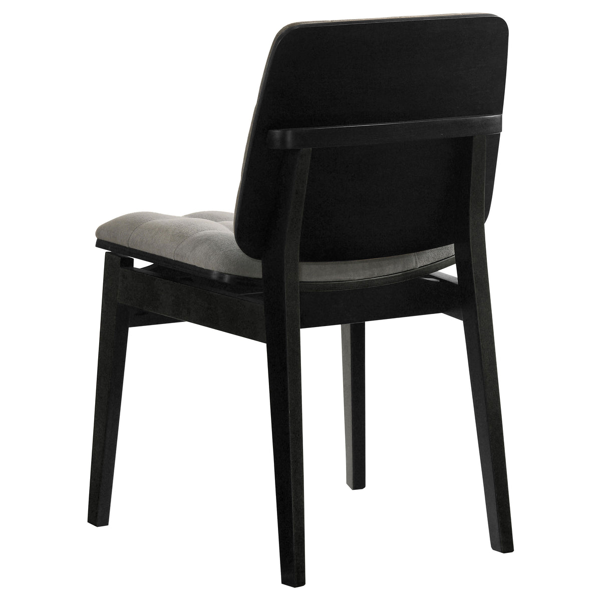 Decker 7-piece 82-inch Rectangular Dining Set with Redbridge Side Chairs - Black, Grey