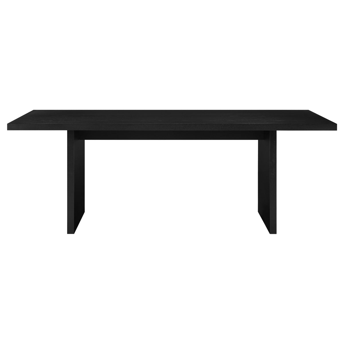 Decker 82-inch Rectangular Wood Dining Table - Black