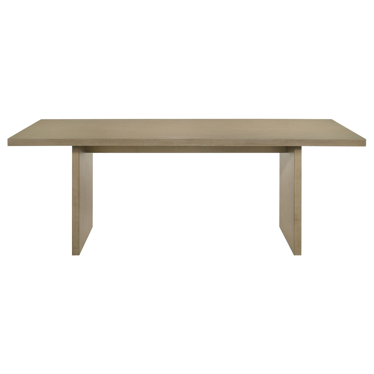 Decker 7-piece 82-inch Rectangular Dining Set Wheat - Natural Oak