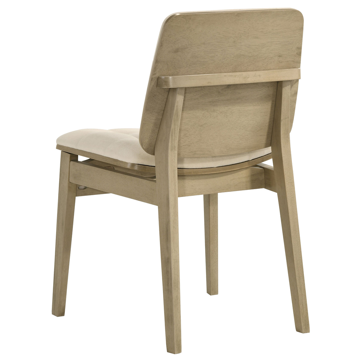 Decker 7-piece 82-inch Rectangular Dining Set with Redbridge Side Chairs - Natural Oak, Cream