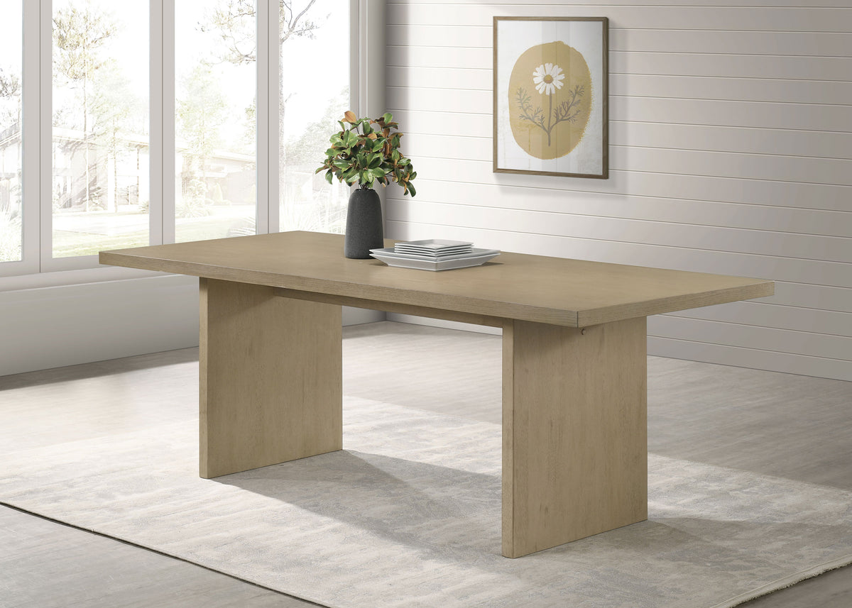 Decker 82-inch Rectangular Wood Dining Table - Natural Oak