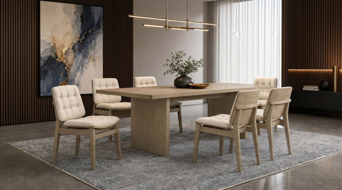 Decker 82-inch Rectangular Wood Dining Table - Natural Oak