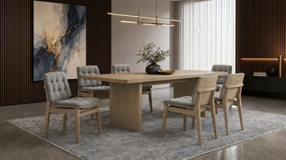 Decker 82-inch Rectangular Wood Dining Table - Natural Oak