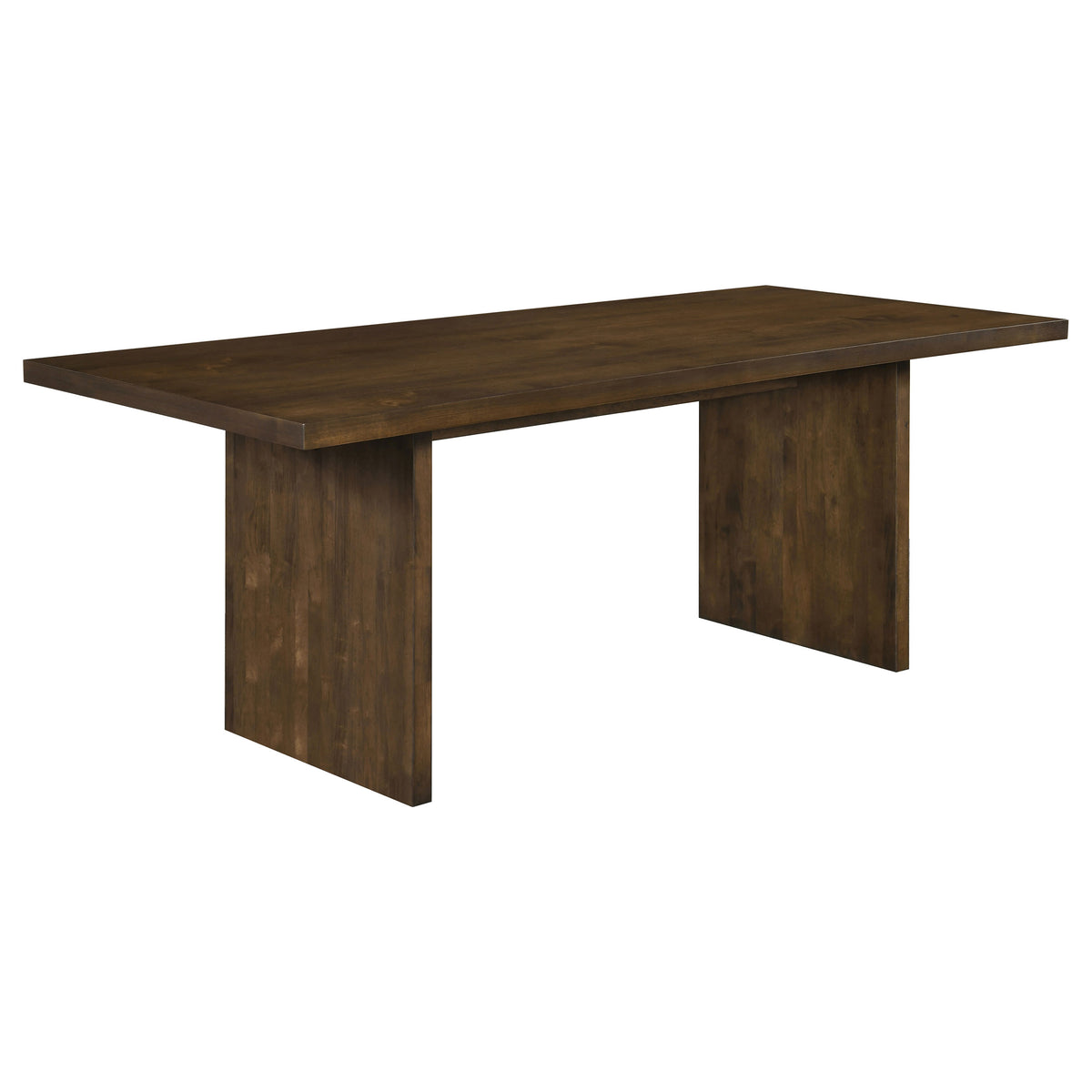 Decker 7-piece 82-inch Rectangular Dining Set Wheat - Walnut