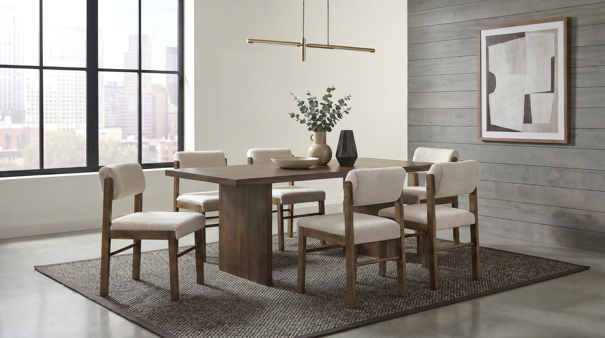 Decker 82-inch Rectangular Wood Dining Table - Walnut