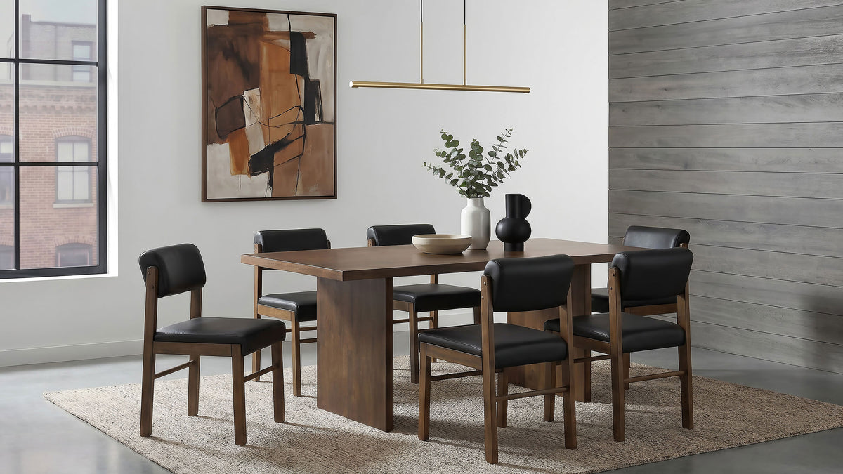 Decker 82-inch Rectangular Wood Dining Table - Walnut