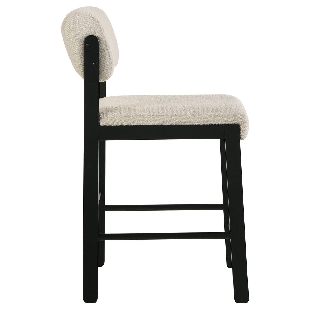 Decker 7-piece 70-inch Rectangular Counter Height Dining Set with Kehoe Counter Chairs - Black, Cream