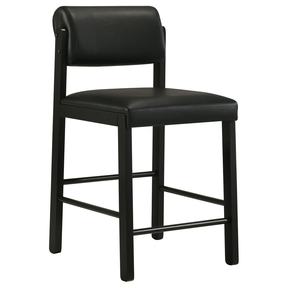 Decker 7-piece 70-inch Rectangular Counter Height Dining Set with Kehoe Counter Chairs - Black, Black