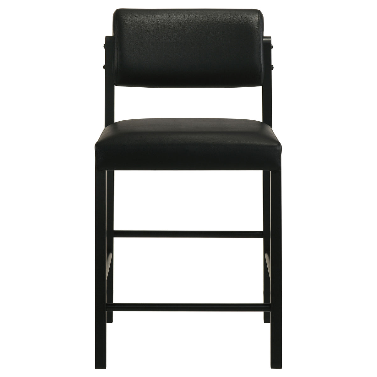 Decker 7-piece 70-inch Rectangular Counter Height Dining Set with Kehoe Counter Chairs - Black, Black
