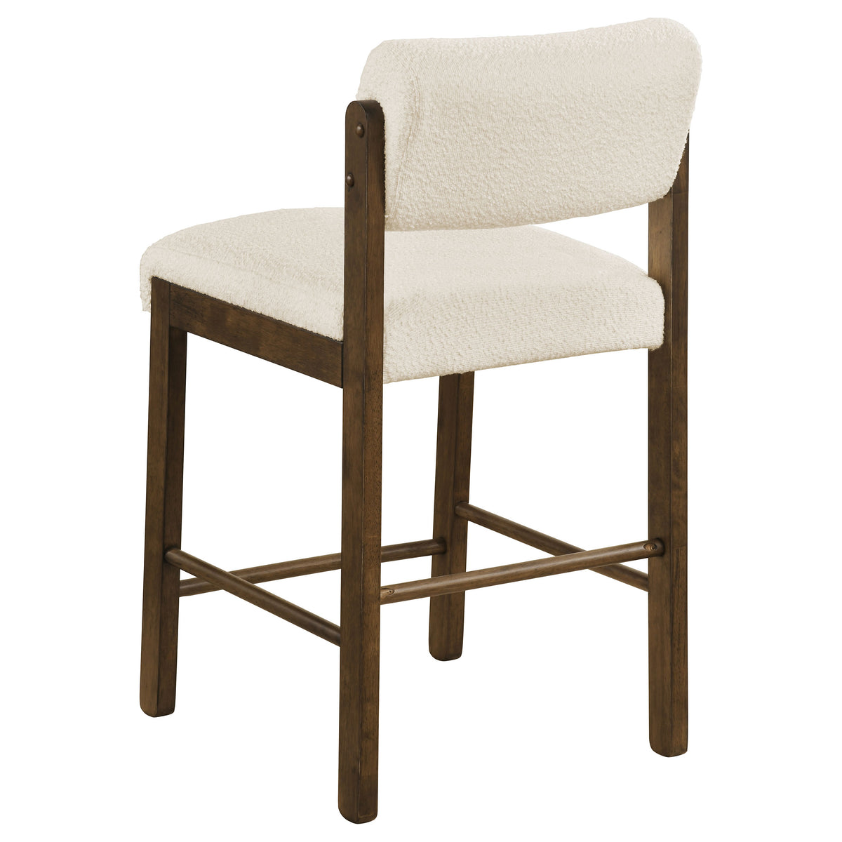 Decker 7-piece 70-inch Rectangular Counter Height Dining Set with Kehoe Counter Chairs - Walnut, Cream