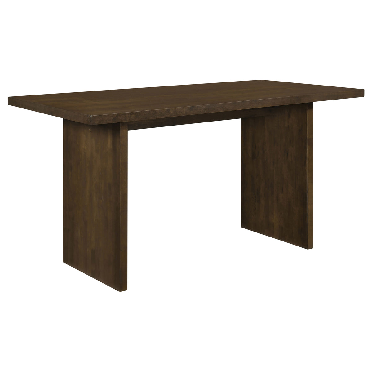 Decker 7-piece 70-inch Rectangular Counter Height Dining Set with Kehoe Counter Chairs - Walnut, Black