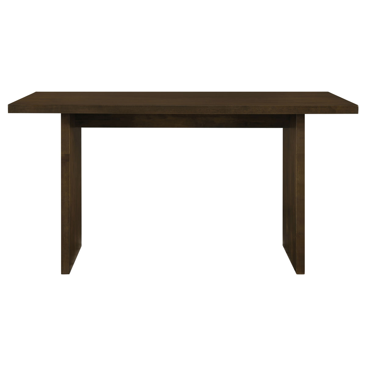 Decker 7-piece 70-inch Rectangular Counter Height Dining Set with Kehoe Counter Chairs - Walnut, Black