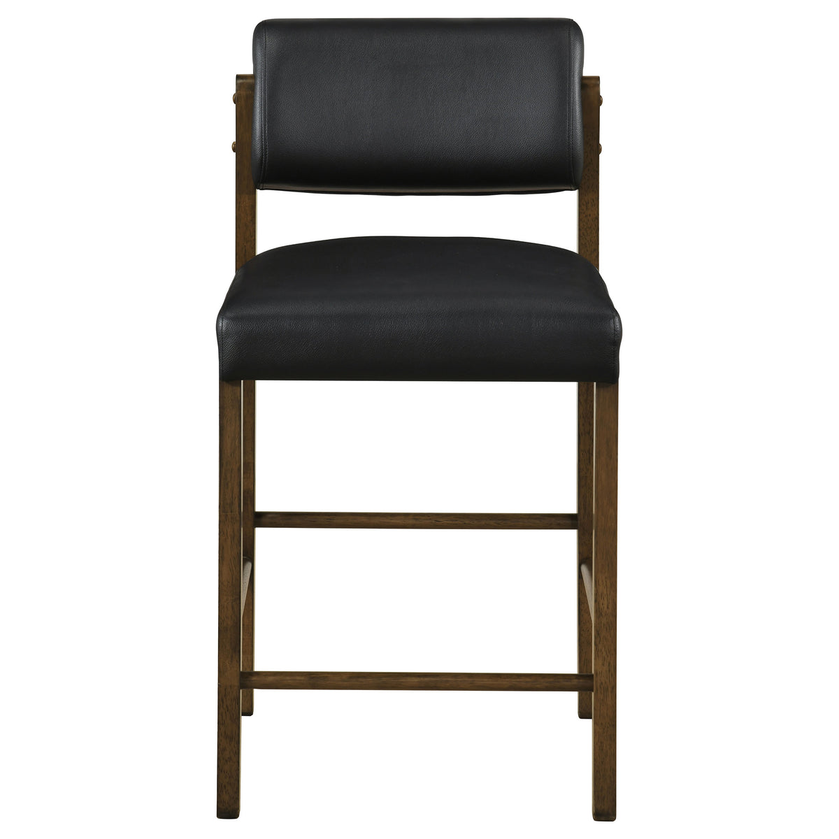 Decker 7-piece 70-inch Rectangular Counter Height Dining Set with Kehoe Counter Chairs - Walnut, Black