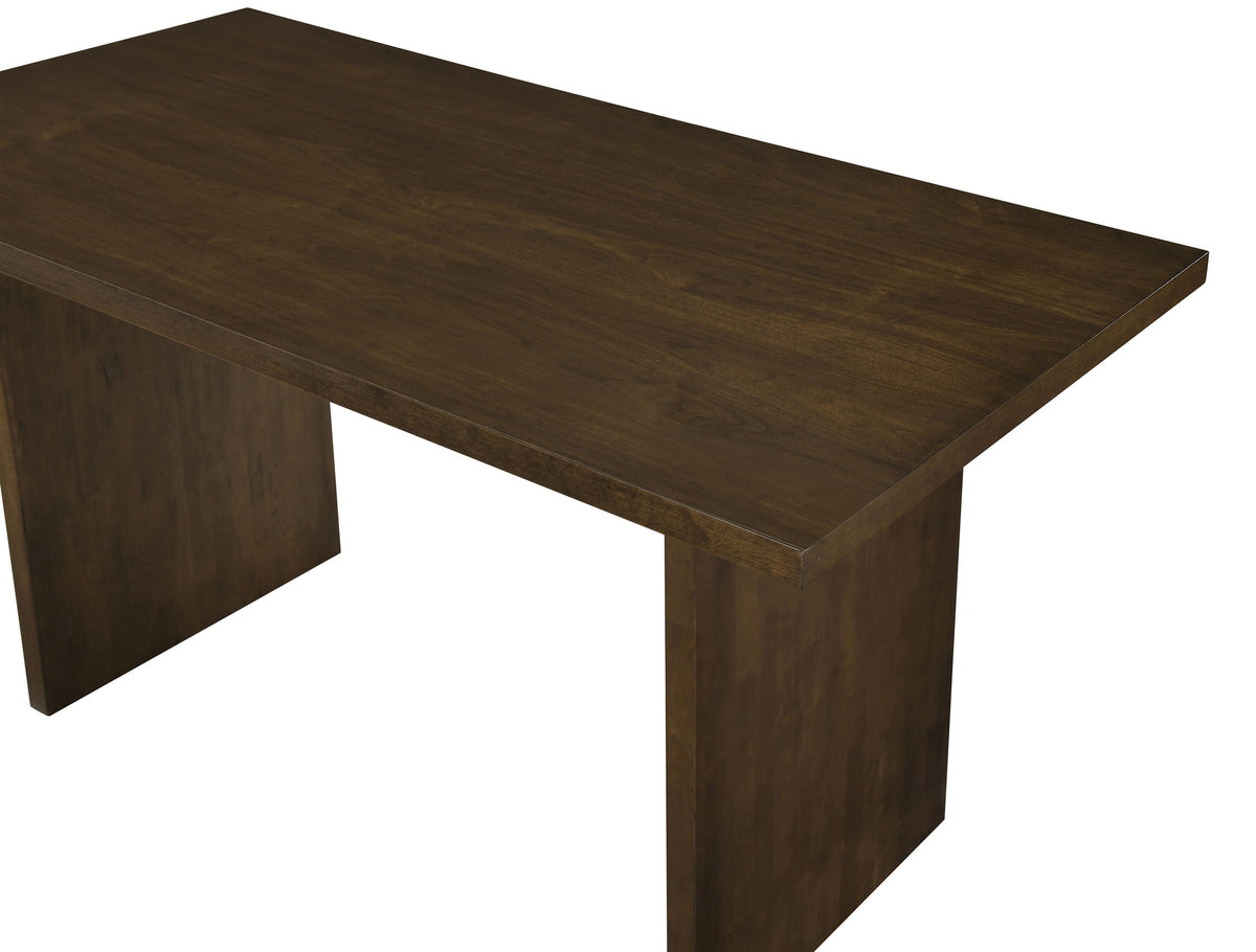 Decker 7-piece 70-inch Rectangular Counter Height Dining Set with Kehoe Counter Chairs - Walnut, Black