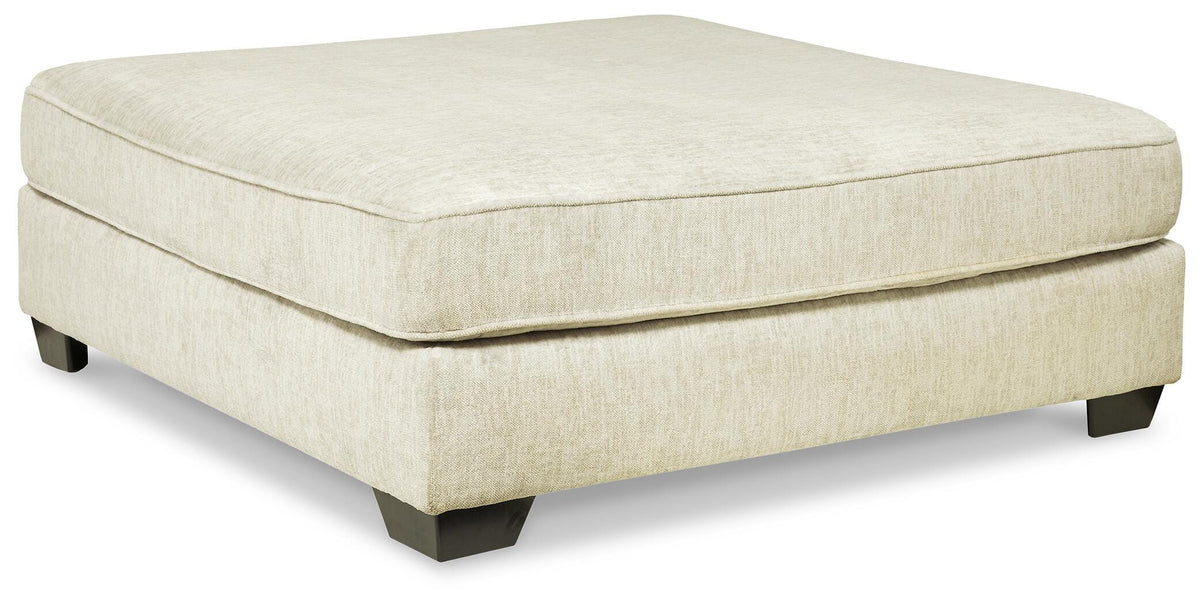 Rawcliffe Oversized Accent Ottoman Chenille