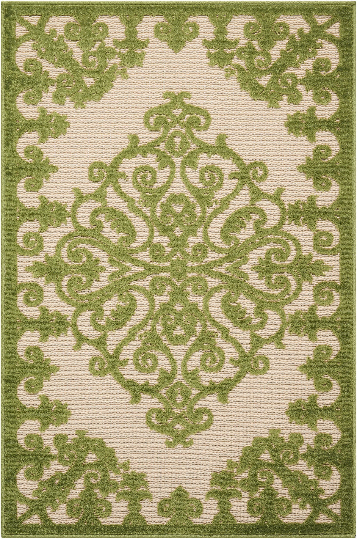 Aloha ALH12 Green Rug - Rectangle