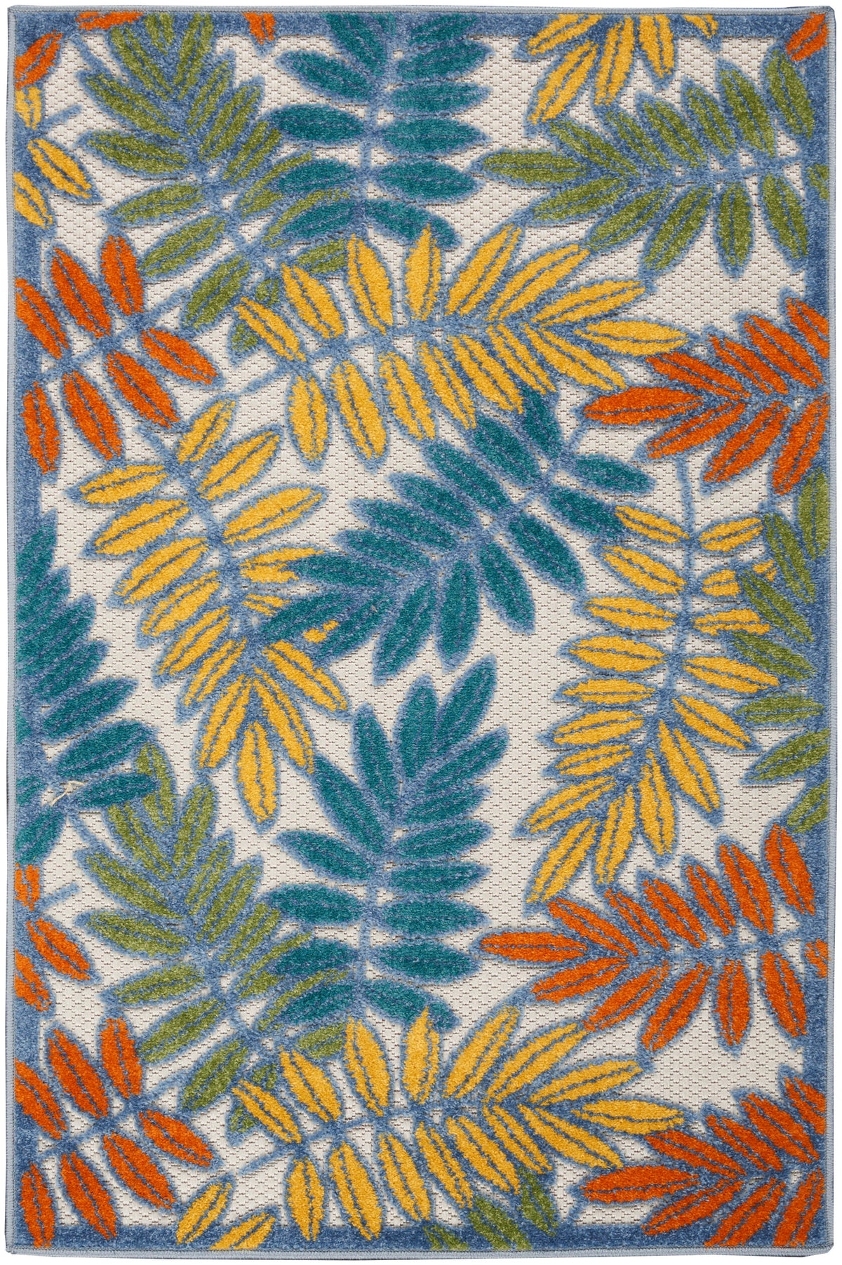 Aloha ALH18 Ivory Multicolor Rug - Rectangle