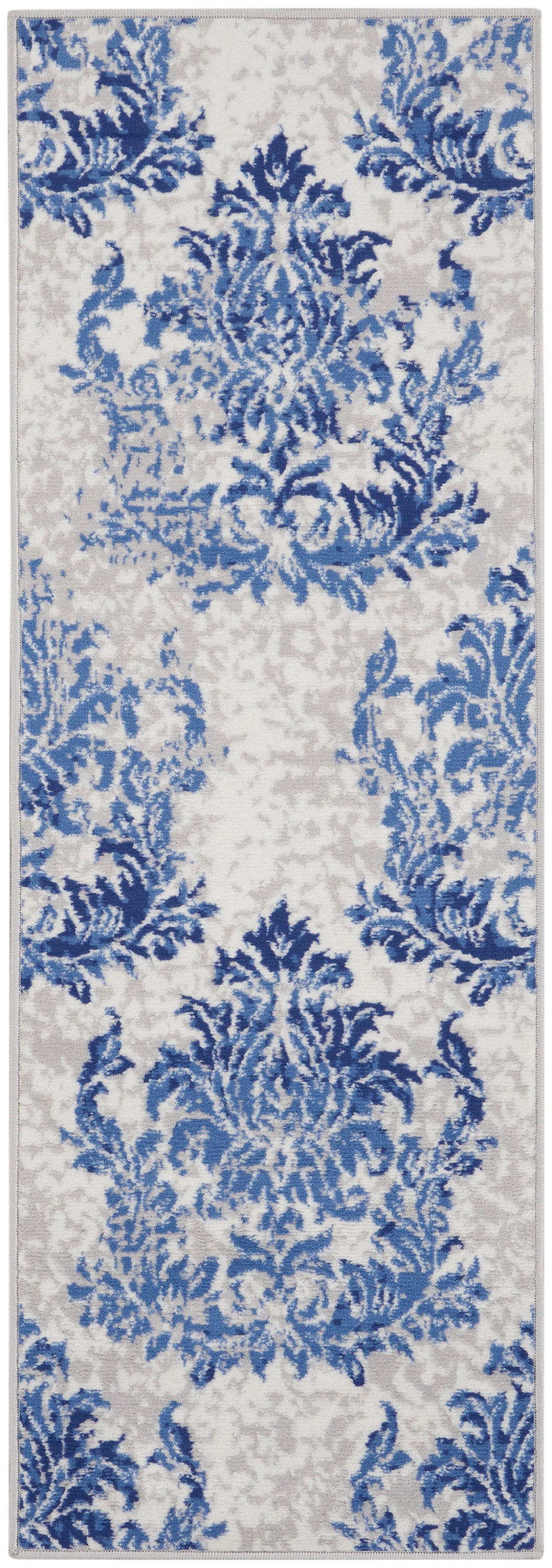 Whimsicle WHS11 Ivory Navy Rug - Runner