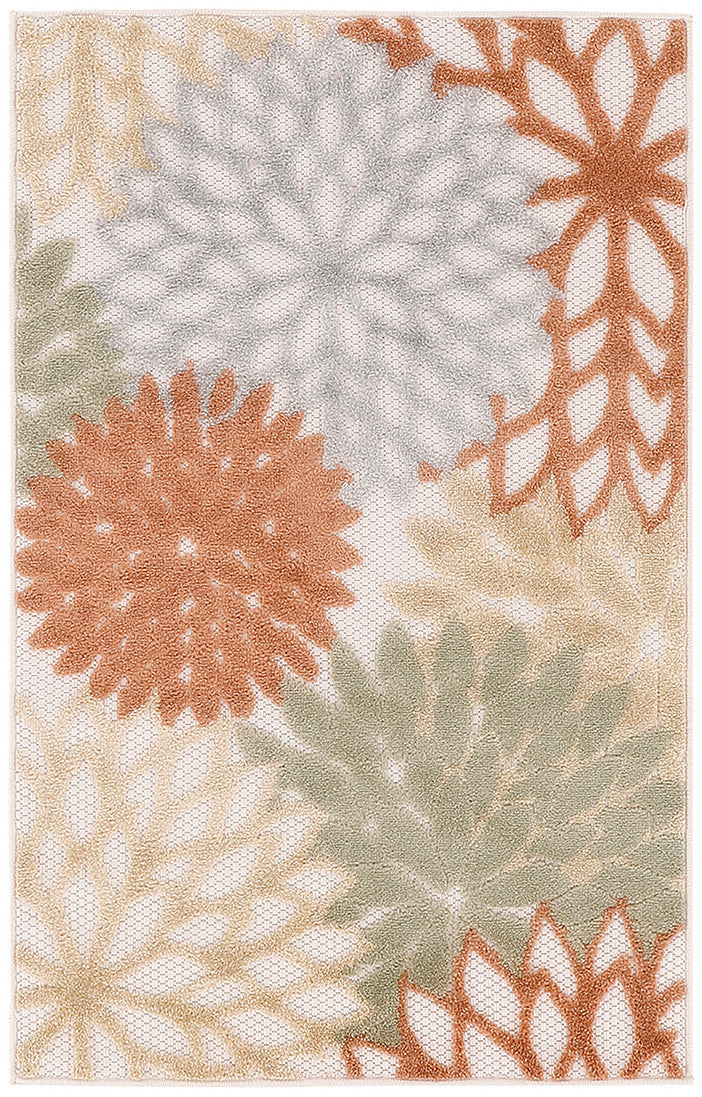 Aloha ALH05 Ivory Multicolor Rug - Rectangle