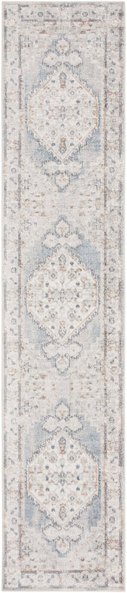 Astra Machine Washable ASW11 Light Blue Rug - Runner