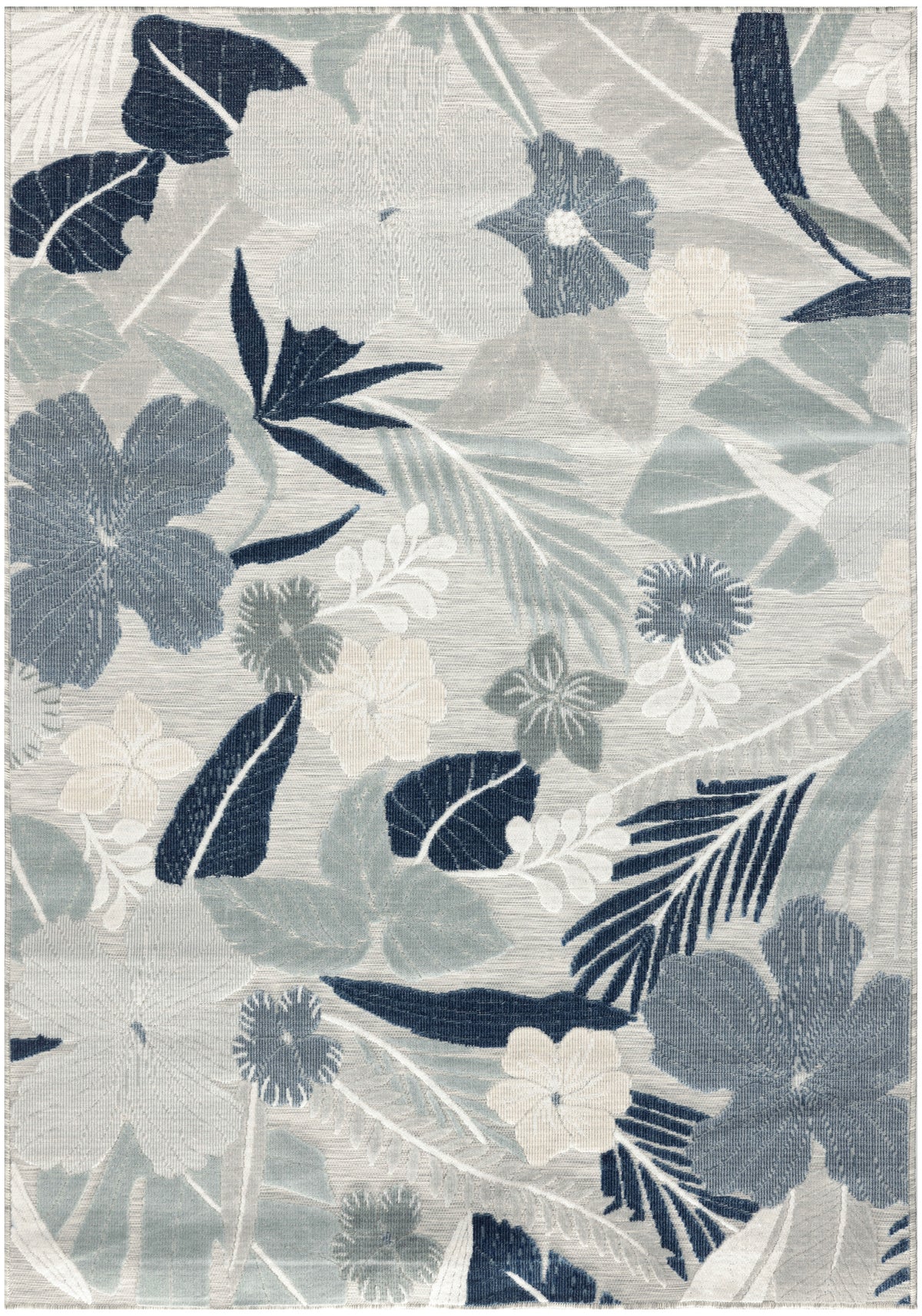 Suncoast SNC01 Grey Navy Rug - Rectangle