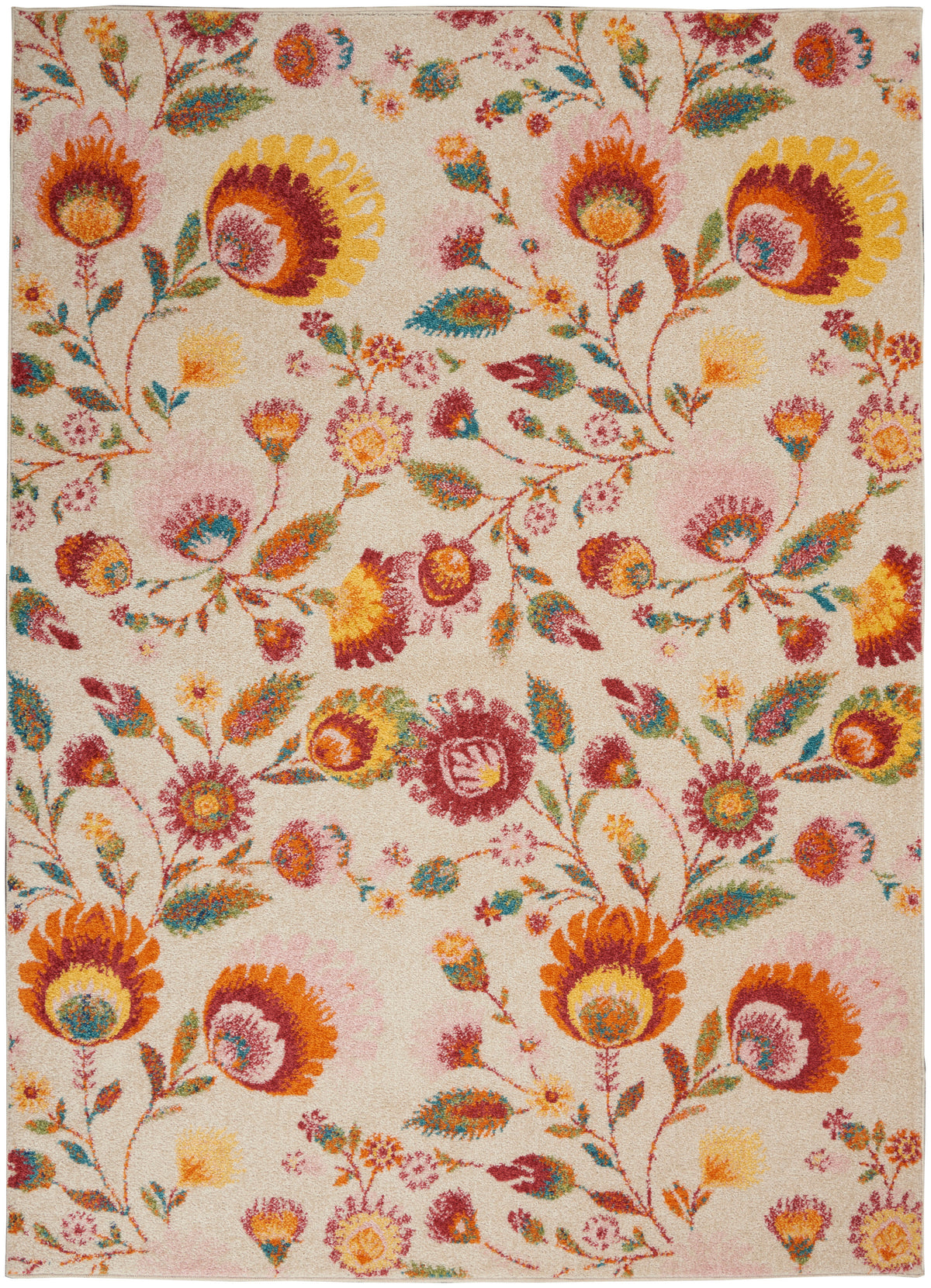 Allur ALR08 Ivory Multicolor Rug - Rectangle