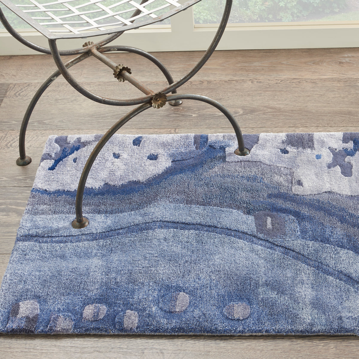 Prismatic PRS05 Blue Rug - room scene