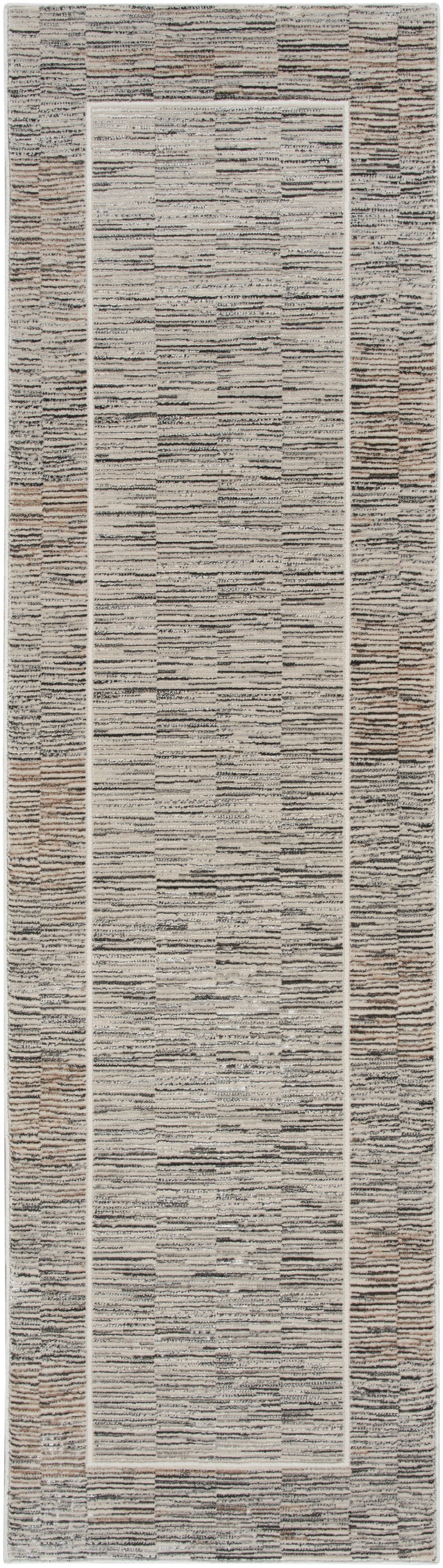 Desire DSR02 Charcoal Grey Rug - Runner