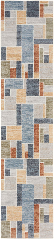 Astra Machine Washable ASW09 Multicolor Rug - Runner